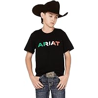 T-shirt Manches Longues Ariat Youth International - Marine Taille S, Neuf