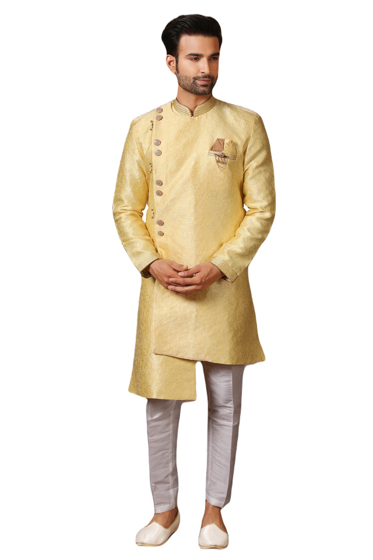 Shreyanvi Jodhpuri Sherwani for Men Indian Royal