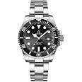 LN LENQIN Mens Watches Stainless Steel Waterproof Watch for Men | Analog Quartz Watch for Men with Date Luminous Fashion Mens