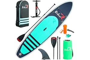 Rokia R SUP Stand Up Paddle Board 10'6''×32''×6'' Inflatable Paddleboard for Adult on Water with Family and Friend