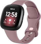AK Silicone Sport Straps for Fitbit Sense 2 Sense Versa 4 Versa 3 Pack A S view 4
