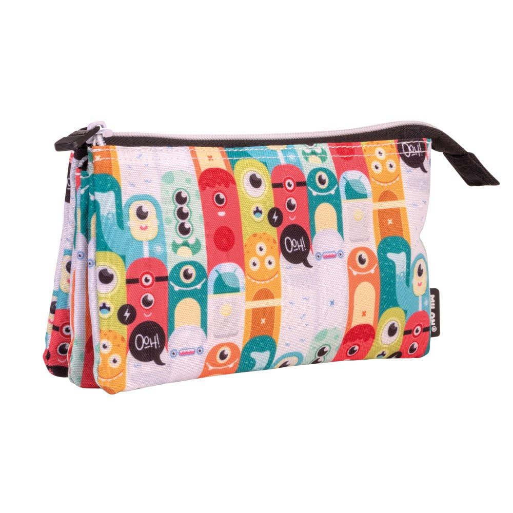 MILAN® Aliens Special Series 5 Compartment Pencil Case