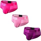 JOCKMAIL 3PCS/Pack Men Underwear Briefs Athletic Underwear Briefs Mens Breathable Briefs for Sport Gym