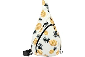 HUA ANGEL Crossbody Sling Bag, Multipurpose Sling Pack for Travel Hiking Trendy Chest Bag Shoulder Daypack, Convertible Strap