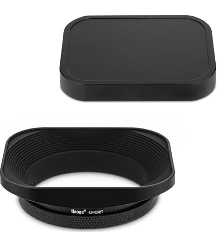 Amazon.com : Haoge LH-P15 Square Metal Lens Hood for Panasonic
