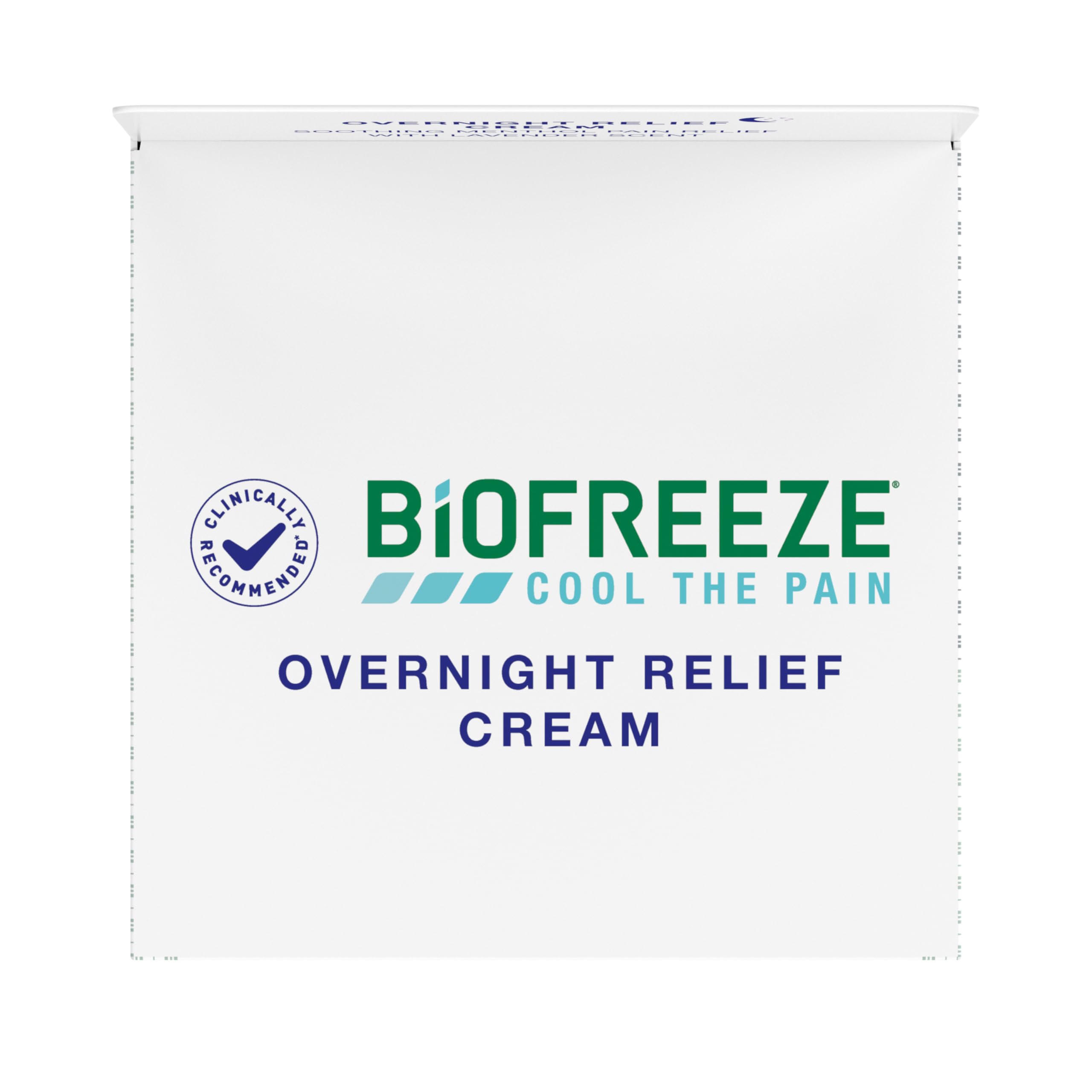 Biofreeze Cream, Menthol Overnight Muscle Pain Relief Cream for Lower Back Pain Relief, Shoulder Pain & Neck Pain Relief, Knee Pain Relief, Arthritis Pain Reliever, FSA HSA Eligible, 3 oz Jar