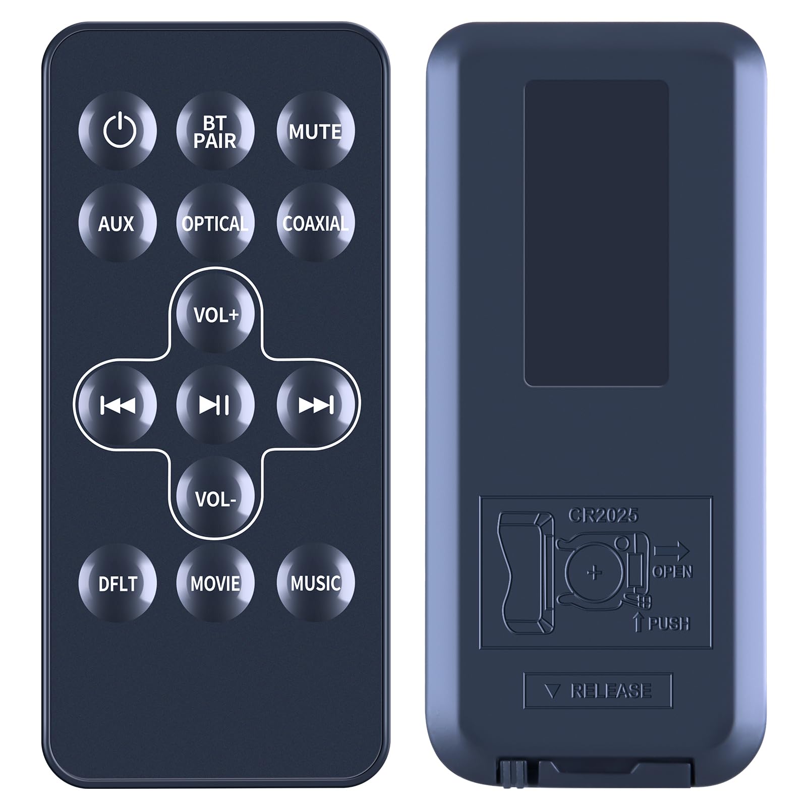 New 105000784 Replacement Remote Control Compatible with Logik L32SBIN16 Soundbars Remote Controller