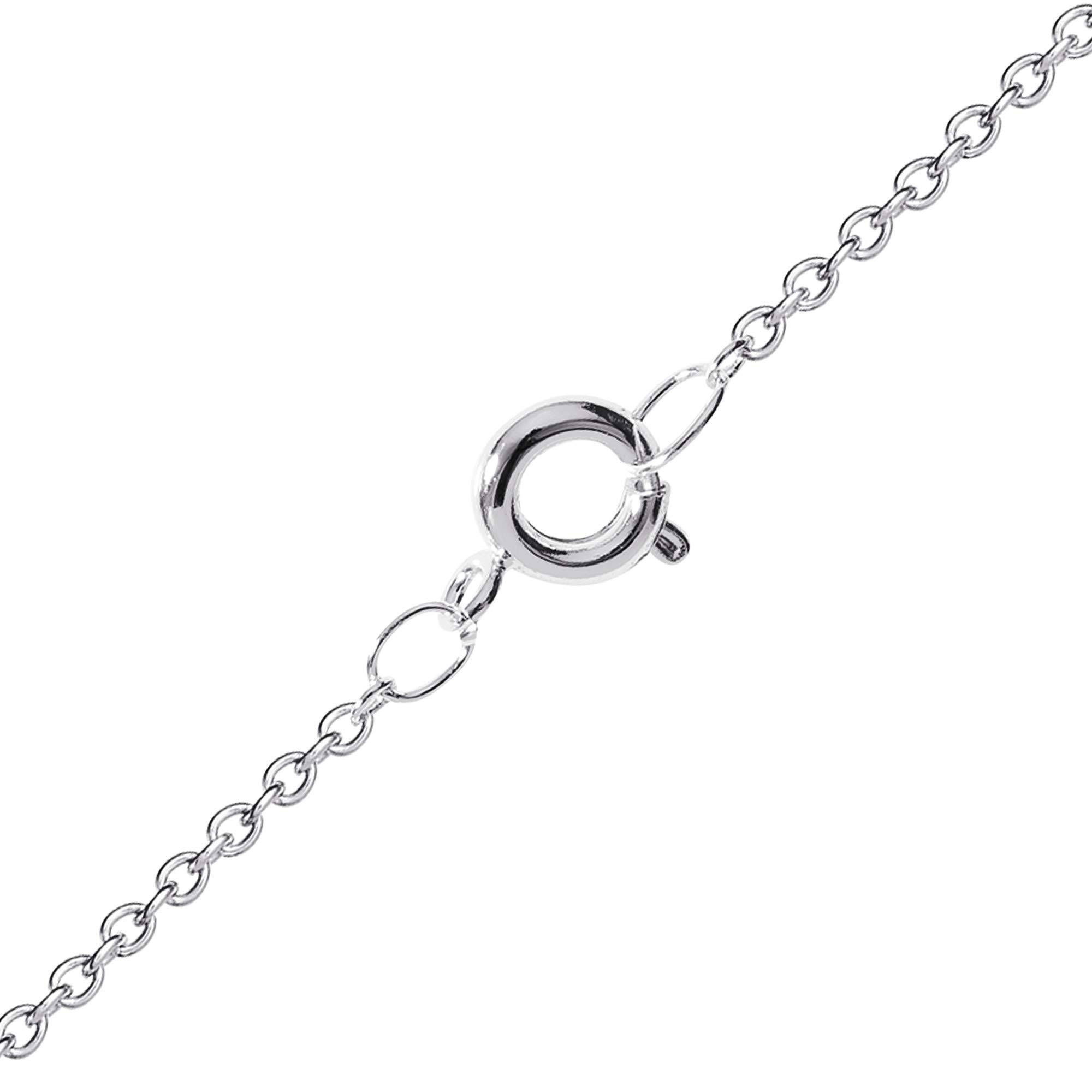 Disney Womens Crystal Minnie Mouse Necklace and Stud Earrings- Silver Plated Minnie Mouse Earrings and Matching Necklace Jewelry