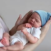 CHAREX Realistic Reborn Baby Dolls Boy - 18 Inch Newborn Sleeping Baby Dolls, Lifelike Reborn Baby Dolls with Weighted Soft Cloth Body Birthday Gift Toy for Age 3+