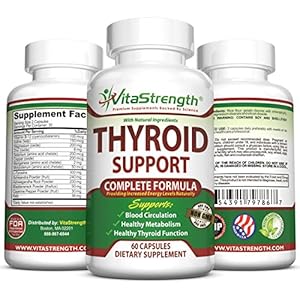 Thyroid Support – Complete Formula to Help Weight Loss & Improve Energy with Bladderwrack, Kelp, B12 & More- Thyroid Energy: Boost T4 to T3 Supplement