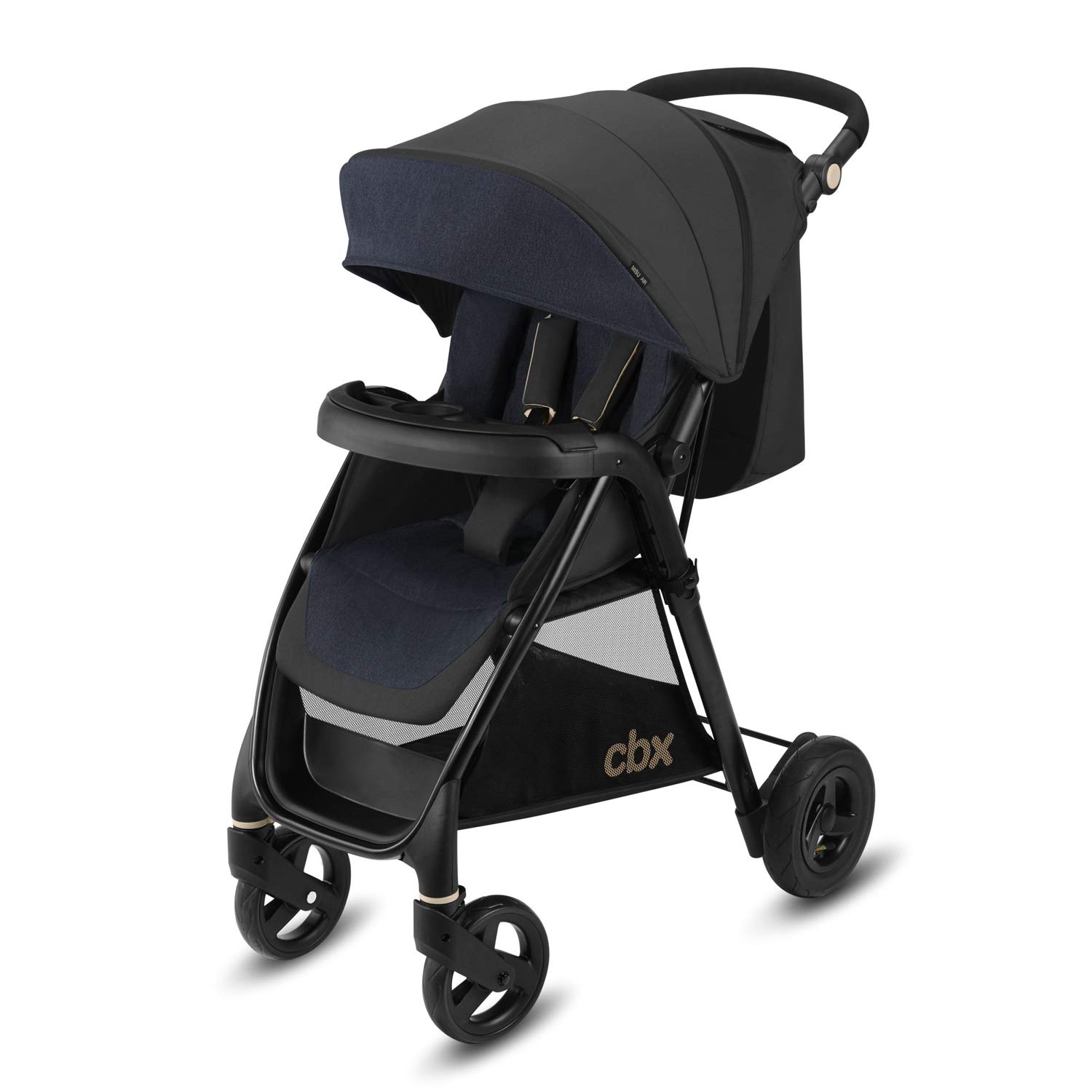 cbx Buggy Misu Air, Luftreifen, Inkl. Regenverdeck, Ab Geburt bis 15 kg, Jeansy Blue