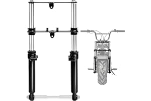 Oryxearth Front Fork for Mini Bike, Front Fork Suspension Universal Shock Absorber Set, Pit Bike Shock Fork Frame Upgrade Assembly for minibike, Compatible with FRP GMB100, Coleman B100