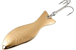 AL'S GOLDFISH LURE CO. AL's Goldfish Lure Company, Rust Free Goldfish Freshwater Fishing Spoon, Treble Hook, Trout, Salmon, Bass, Walleye, Crappie, Panfish, and Pike. Sizes 3/16 oz., 1/4 oz. or 1/2 oz