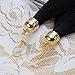 BYNNIX 5 Pairs Long Tassel Earrings Thread Fringe Dangle Drop Earring For Women Girls - Mixed Colors