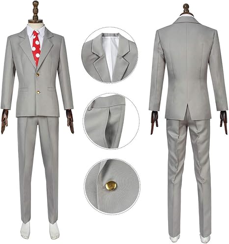 Amazon Mostfar コスプレ衣装 僕のヒーローアカデミア ヒロアカ Sir Night Eye ヒーロー サー ナイトアイ 仮装 仮装 服 学園祭 豪華版 コスチューム コスプレ 仮装 通販