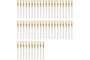 50 Pcs New Copper Fishing Swivel Head with Tube Rotatary Float Adapters Sea Fishing Float Buoy Seat Connector Accessories S D
