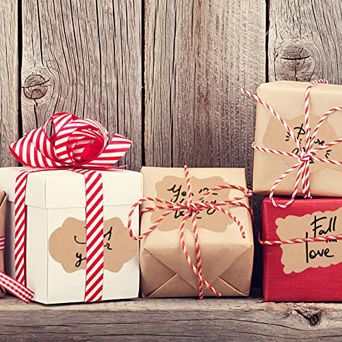 Koogel 510PCS Rustic Label Stickers, Natural Kraft Stickers 2x3 Inch Self Adhesive Blank Tags for Food Jars Gift Essential Oil Bottles Storage Bins