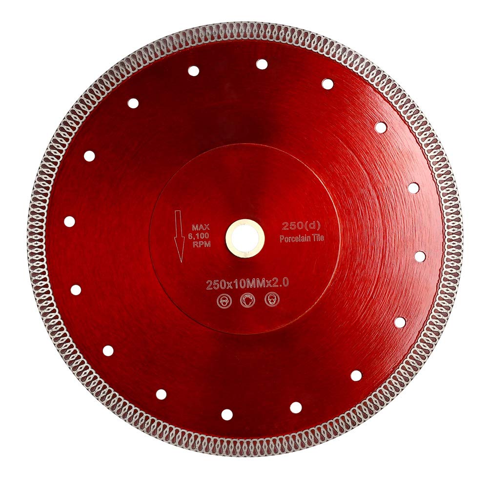 Photo 1 of 10" Super Thin Diamond Saw Blade for Cutting Porcelain Tile Granite Marble Ceramic Tile