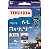 Toshiba FlashAir W-04 64 GB SDXC Class 10 Memory Card
