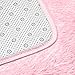 YOH Super Soft Area Rugs(3rd Generation) Fluffy Shaggy Rugs for Bedroom Living Room Kids Room Nursery Home Decor 4 Feet by 5.3 Feet,Pink