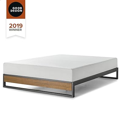 Buy Zinus Good Design Award Winner Suzanne 10 Inch Metal And Wood Platforma Bed Frame No Box Spring Needed Wood Slat Suport Brown Full Online In Kenya B0897b5z5z