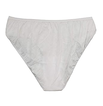 JFYOU Women's Disposable Panties (JFYOU00010_25, White, Medium) -Pack of 10 Piece