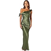 Petal & Pup Womens Selma Off Shoulder Maxi Dress