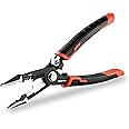 ValueMax 6-in-1 Wire Stripper, 8.5" Wire Stripper and Crimping Tool, CR-V Multifunctional Professional Wire Stripper Cutter for Electric Cable