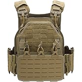 PIKEON Tactical Vest for Men Quick Release Adjustable Airsoft Vest Laser-Cutting Modular Lightweight Vest