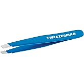 Tweezerman Mini Slant Tweezer &ndash;Tweezerman Tweezers for Eyebrows Bahama Blue