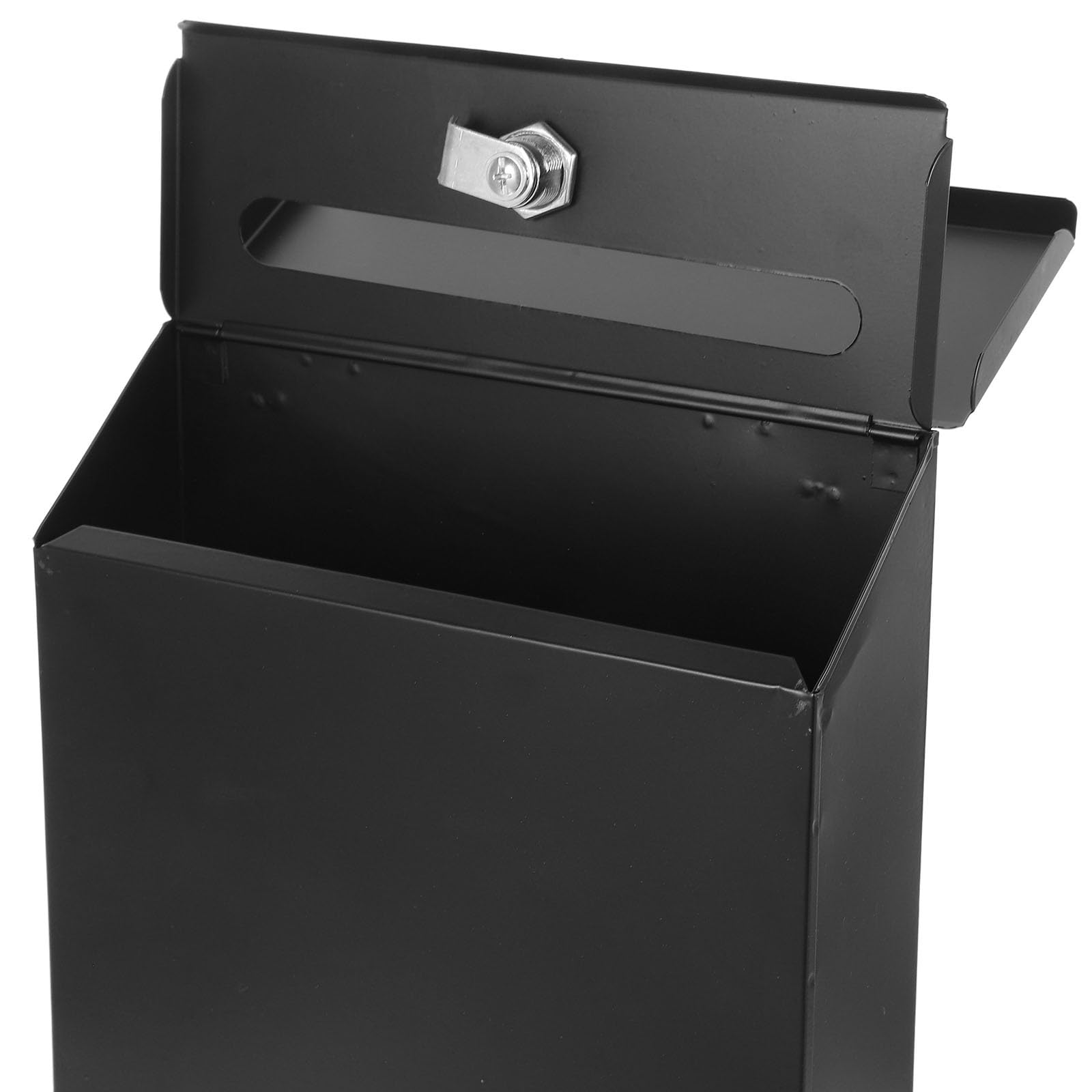 Condition photo showing New/Like New for gadpiparty lockable wall mounted mailbox suggestion box metal mail box for home office outdoor use c