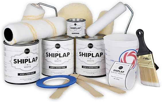 Giani Roll On Faux Shiplap Wall Kit Amazon Com