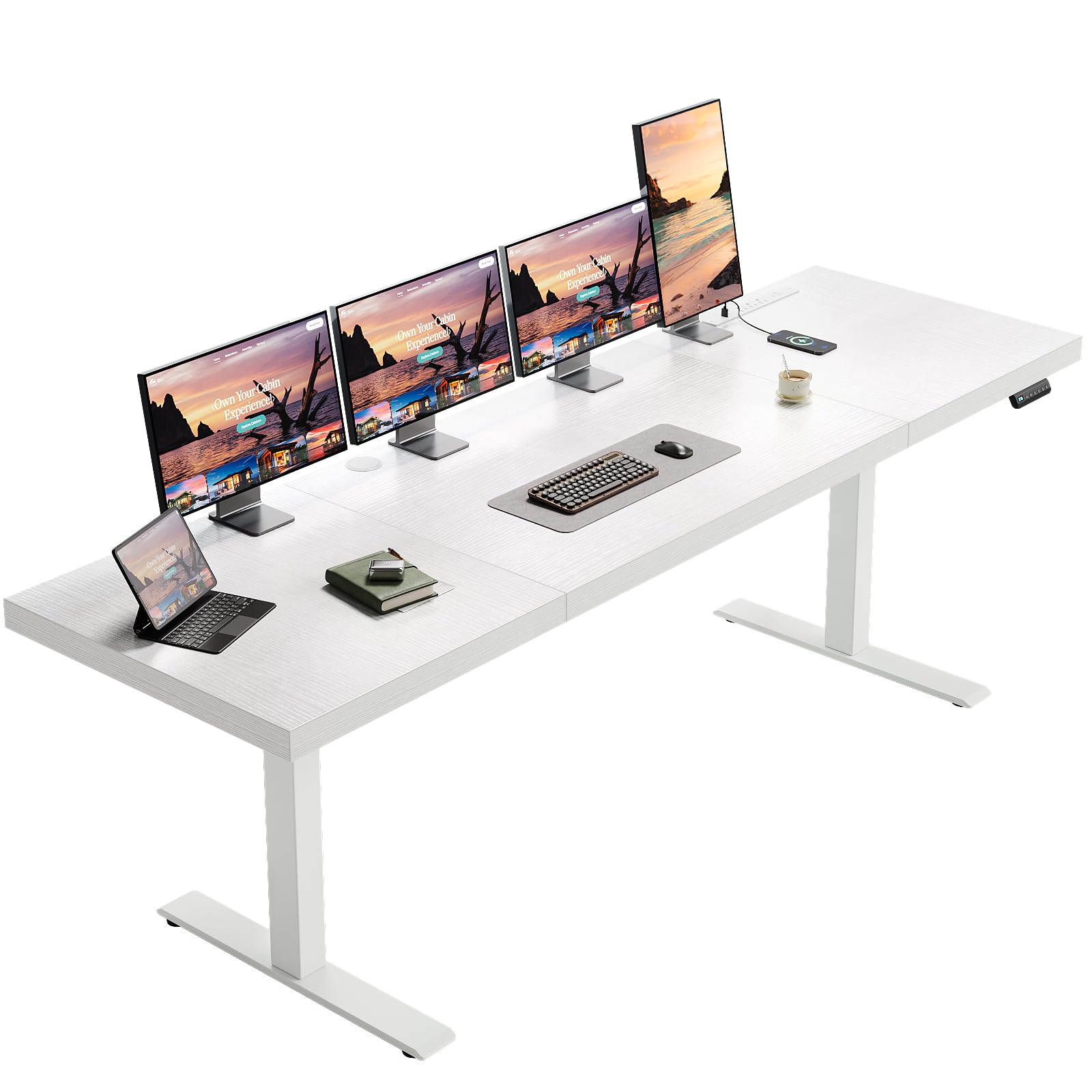 OffiGo Electric Standing Desk with 3-Piece