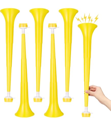 Cornes De Stade Lithyc Lot De 4 - Corne De Football Plastique - Pour Matchs Et Fêtes - Enfants