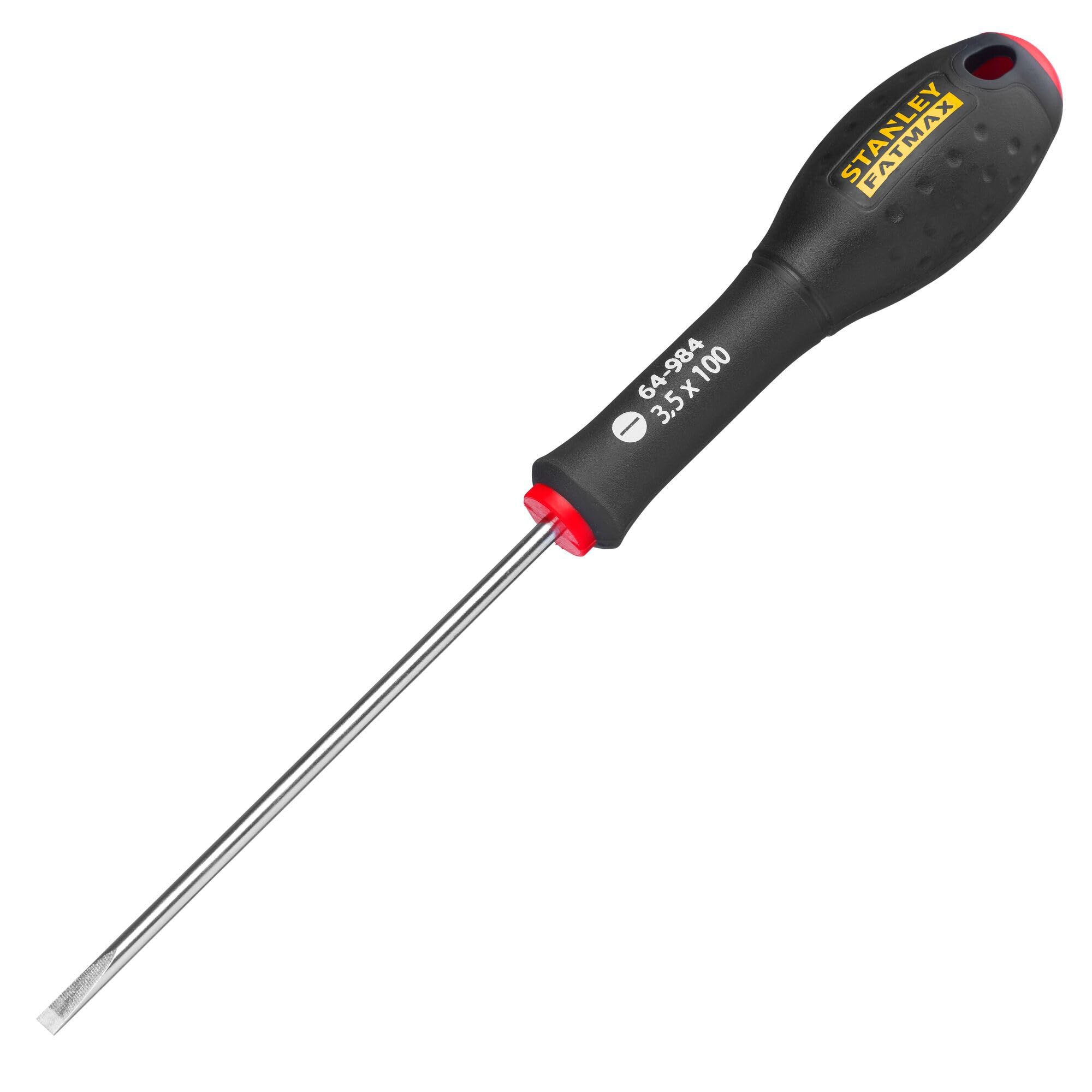 Stanley 0-64-984 Fat Max Screwdriver Parallel 3.5X100Mm-Black/Red