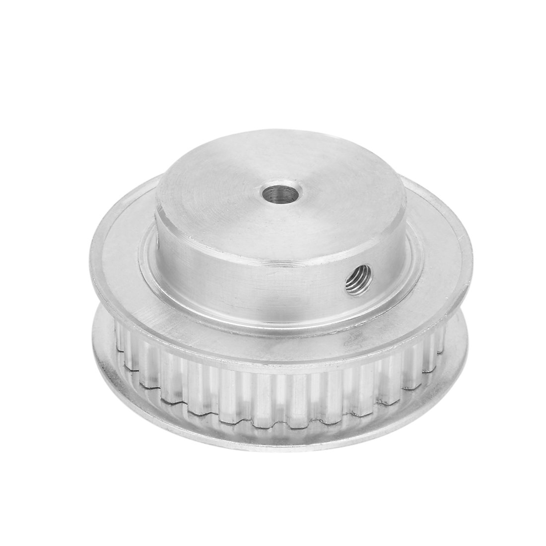 sourcing map Aluminum 30 Teeth 5mm Bore 5.08mm Timing Belt Pulley for 10mm Belt