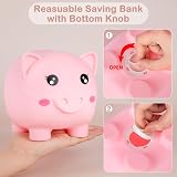 MHJY Unicorn Piggy Bank for Kids Unbreakable Resin Large Saving Box view 4
