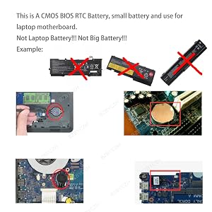 Batteria Tampone RTC CMOS BIOS HP G62 CQ62 Toshiba NB500 NB505 NB550D Con Cavo