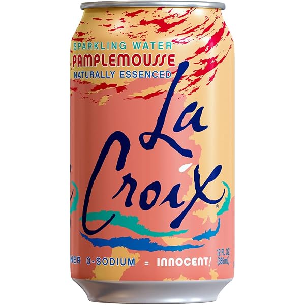 LACROIX SPARKLING WATER, PAMPLEMOUSSE (GRAPEFRUIT), 12 FL OZ (PACK OF 8)
