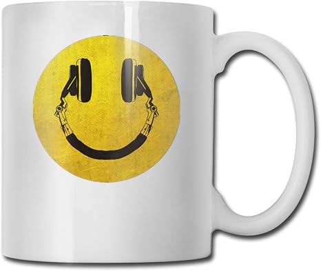 Amazon ミュージックスマイル マグカップ 水筒 マグボトル 陶器製 創意コップ おしゃれ コーヒーマグ ジュース マグ ティーカップ 大容量 330ml 水筒 マグボトル オンライン通販