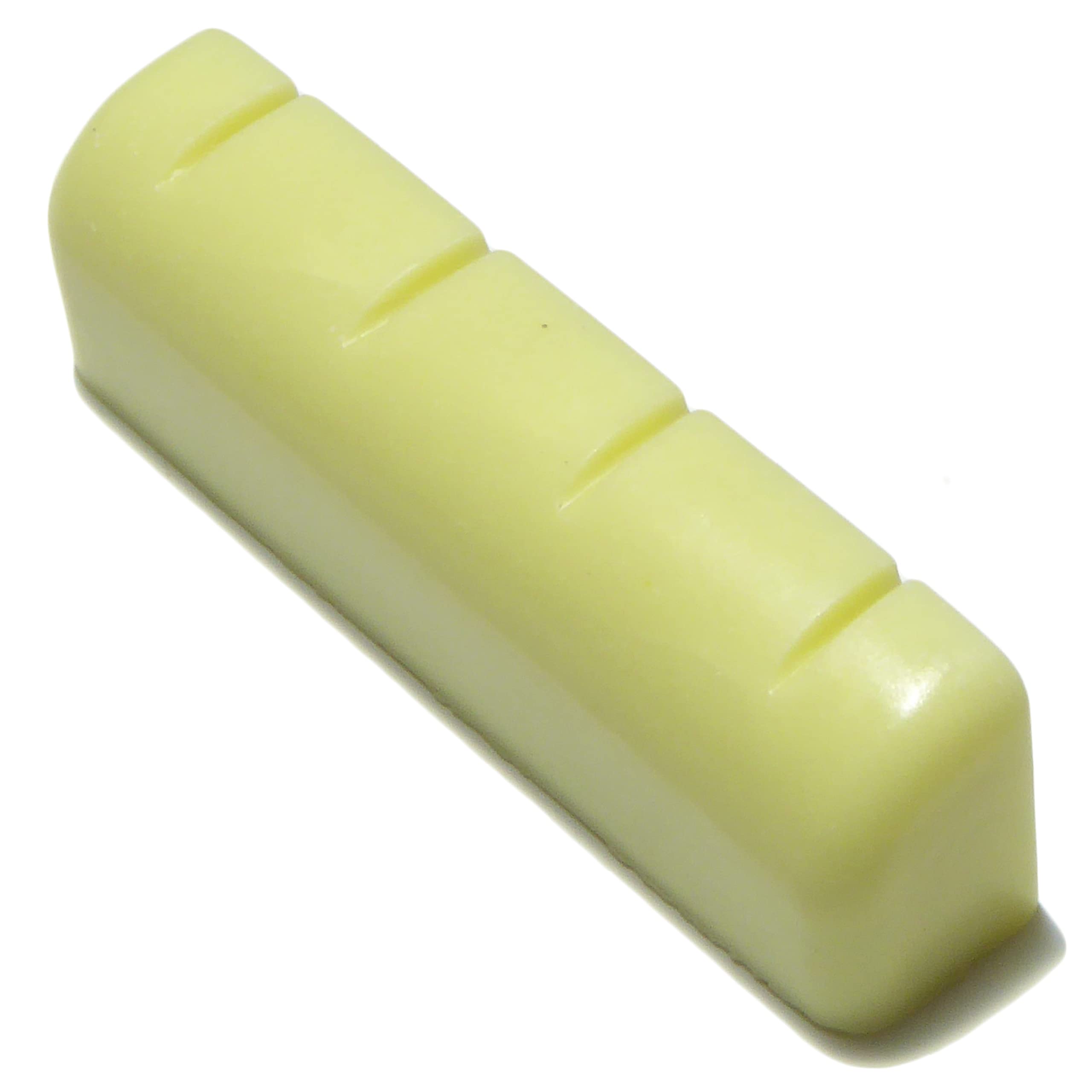 Banjo top nut 30mm x 8mm x 6mm four string Ivory colour