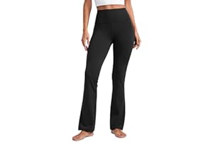 CRZ YOGA Butterluxe Flare Leggings 29"/30.5"/32"/33.5" - High Waist Bootcut Wide Leg Lounge Womens Yoga Pants with Pocket
