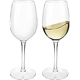 BETTERFUN Tritan-Plastic Floating Red Wine Glasses for Pool Set of 2, 12.5 oz Holiday Drinkware Durable Wine Glasses with Long Stem, Ideal for Home, Party, Wedding, Beach