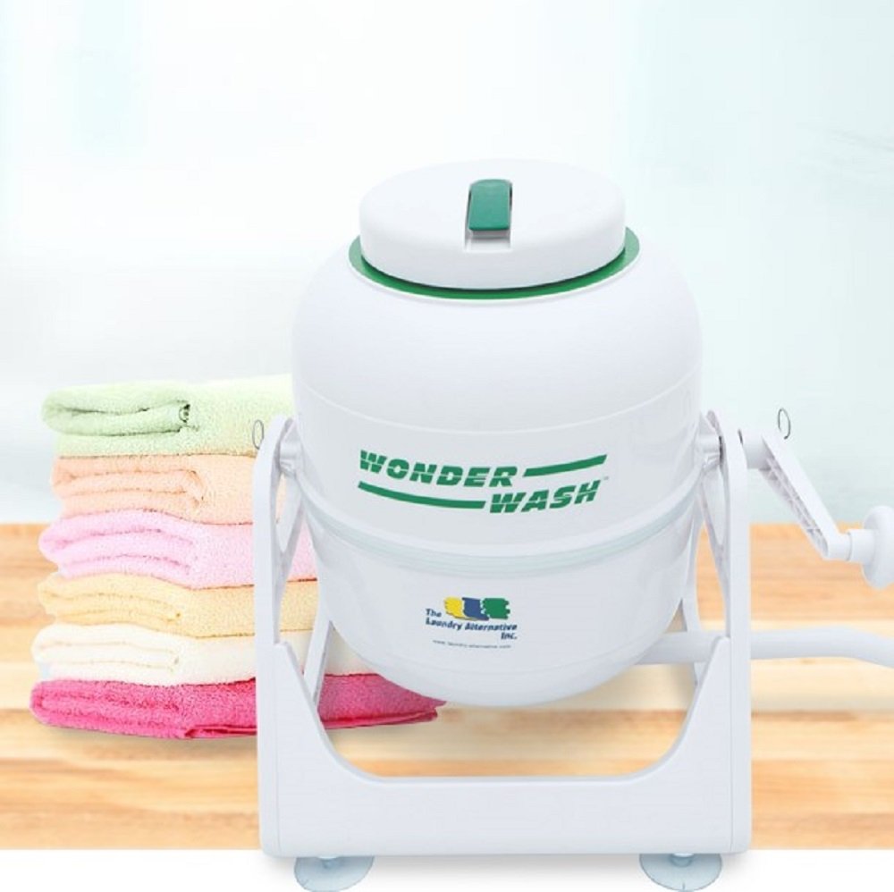 Amazon.com: The Laundry Alternative Wonderwash Non-electric Portable  Compact Mini Washing Machine: Appliances