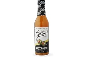 Collins Dirty Martini Mix, Dirty Martini Olive Brine, Olive Juice for Dirty Martinis, 12.7oz Cocktail Mixer Set of 1