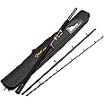 Portable Saltwater Offshore Heavy 3-Piece Travel Graphite Baitcasting Fishing Poles Casting Boat Jigging Trolling Conventional Rods with Rod Case Bag (6'/7'/8')