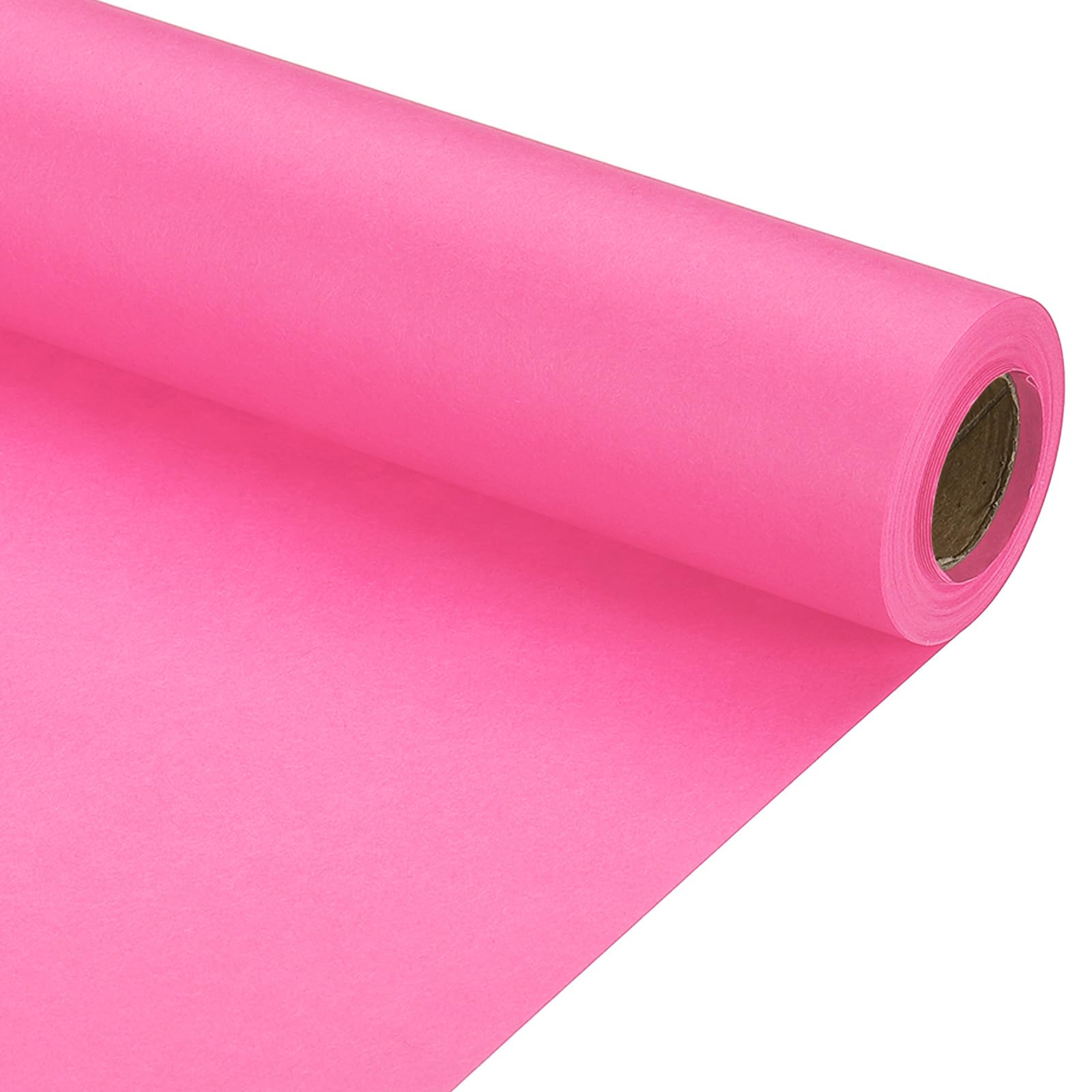 PATIKIL Wrapping Paper, 15" x 394"(33') 70 GSM Craft Paper Roll Kraft Packing Paper for Poster Bulletin Board, Gift Wrapping, Pink