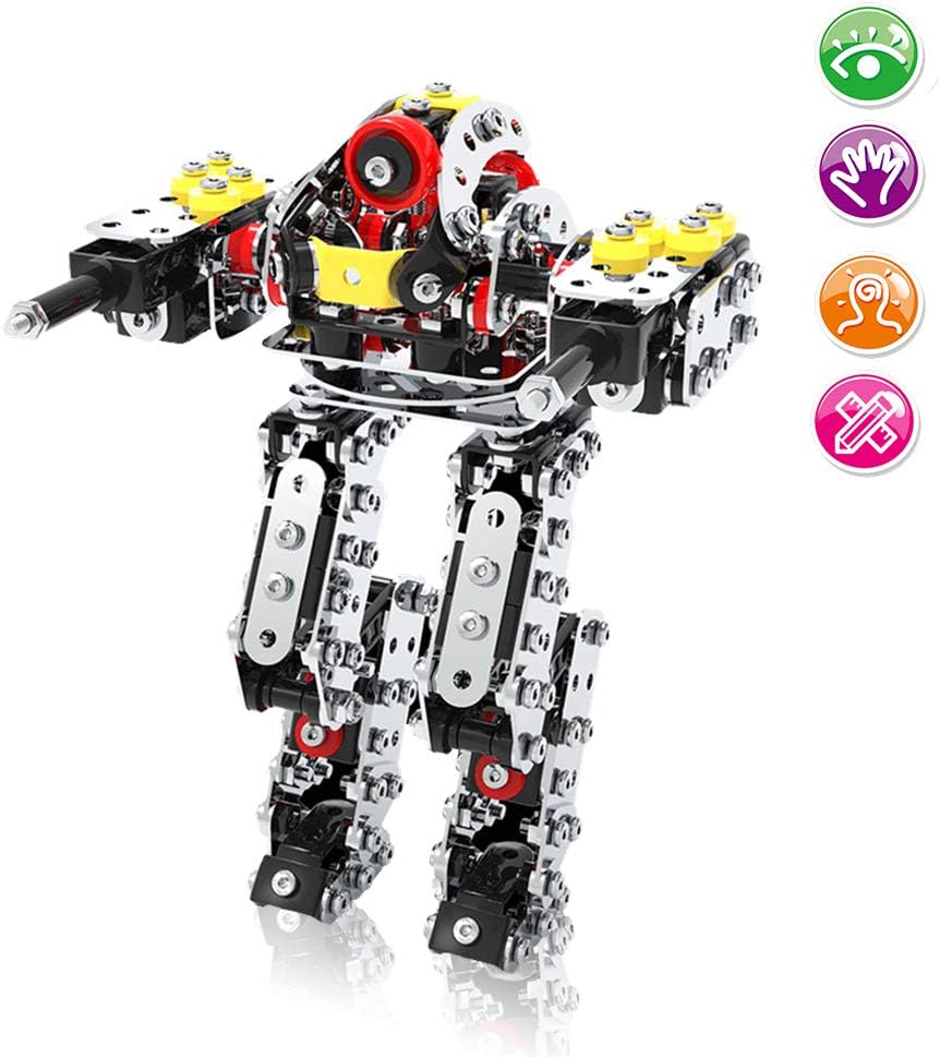 Construction Toys Robot,Metal Robot Building Kit Toys For Boys And Girls ,525pcs Robot STEM Educational AssembleToys ,Best Toy Gift for Kids Ages 6 + Years Old