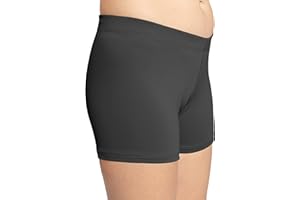 STRETCH IS COMFORT Girl's Nylon Spandex Stretch Booty Shorts