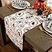 DII Halloween Party Tabletop Decor, Reusable & Machine Washable Cotton Fabric, Table Runner, 14x72, Spooky Portraits